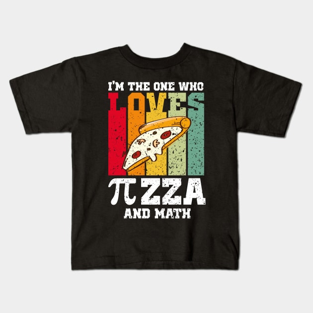 Pizza Pi Day 2022 Pi Day & Math Lover and Pizza Kids T-Shirt by JohnRelo